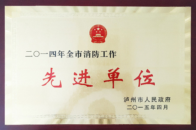 2014全市消防工作先進(jìn)單位
